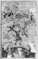 Shahnama (Book of Kings) of Firdausi, Abu&#39;l Qasim Firdausi (Iranian, Paj ca. 940/41–1020 Tus), Ink, opaque watercolor, silver, and gold on paper; lacquer binding