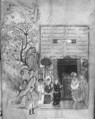 Shahnama (Book of Kings) of Firdausi, Abu&#39;l Qasim Firdausi (Iranian, Paj ca. 940/41–1020 Tus), Ink, opaque watercolor, silver, and gold on paper; lacquer binding