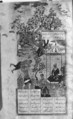 Shahnama (Book of Kings) of Firdausi, Abu&#39;l Qasim Firdausi (Iranian, Paj ca. 940/41–1020 Tus), Ink, opaque watercolor, silver, and gold on paper; lacquer binding