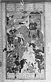Shahnama (Book of Kings) of Firdausi, Abu&#39;l Qasim Firdausi (Iranian, Paj ca. 940/41–1020 Tus), Opaque watercolor, ink, silver and gold on paper