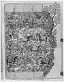 Shahnama (Book of Kings) of Firdausi, Abu&#39;l Qasim Firdausi (Iranian, Paj ca. 940/41–1020 Tus), Opaque watercolor, ink, silver and gold on paper