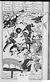 Shahnama (Book of Kings) of Firdausi, Abu&#39;l Qasim Firdausi (Iranian, Paj ca. 940/41–1020 Tus), Opaque watercolor, ink, silver and gold on paper