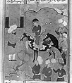 Kulliyat (Complete Works) of Sa'di, Sa&#39;di (Iranian, Shiraz ca. 1213–1291 Shiraz), Ink, watercolor, and gold on paper; binding; dark tan leather with blind-pressed decoration