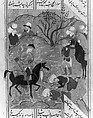 Kulliyat (Complete Works) of Sa'di, Sa&#39;di (Iranian, Shiraz ca. 1213–1291 Shiraz), Ink, watercolor, and gold on paper; binding; dark tan leather with blind-pressed decoration
