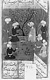 Kulliyat (Complete Works) of Sa'di, Sa&#39;di (Iranian, Shiraz ca. 1213–1291 Shiraz), Ink, watercolor, and gold on paper; binding; dark tan leather with blind-pressed decoration