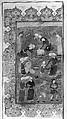 Kulliyat (Complete Works) of Sa'di, Sa&#39;di (Iranian, Shiraz ca. 1213–1291 Shiraz), Ink, watercolor, and gold on paper; binding; dark tan leather with blind-pressed decoration