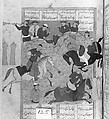 Shahnama (Book of Kings) of Firdausi, Shah Muhammad of Sabzavar, Ink, opaque watercolor, and gold on paper