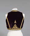Vest, silk, metal, cotton, wool