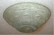 Bowl, Glass; blown, impressed; worked on the pontil