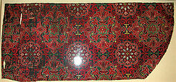 Textile Fragment, Silk; lampas