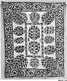 Hanging, Silk on linen; embroidered
