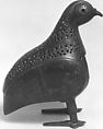 Incense Burner, Brass; cast, pierced, chased