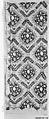 Textile Fragment, Linen, silk; plain weave, embroidered