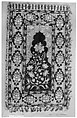Cover or Hanging, Wool, silk, metal wrapped thread; twill weave, embroidered