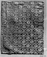 Brocade, Silk, cotton, and metal wrapped thread; brocaded