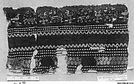 Band, Wool; tapestry weave, embroidered