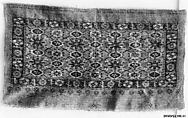 Storage Bag, Wool (warp, weft and pile), silk (pile); asymmetrically knotted pile