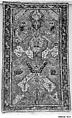 Carpet with a Geometricized Medallion Design, Wool (warp, weft); sumak