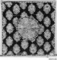 Cover, Wool, silk, metal wrapped thread; plain weave, embroidered