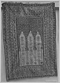 Carpet, Wool (warp and weft), metal wrapped thread; tapestry-woven