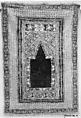 Carpet, Wool (warp and pile), cotton (weft); symmetrically knotted pile