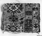 Carpet Fragment, Wool; symmetrically knotted pile