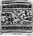 Carpet Fragment, Cotton (warp and weft), wool (pile); knotted pile