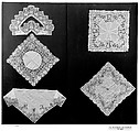 Kerchief, Cotton, metal wrapped thread