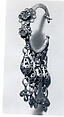 Ear Ornament (Tikhrazin or Douwwah), Silver and glass