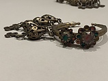 Ear Ornament (Tikhrazin or Douwwah), Silver and glass