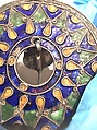 Ornament, Silver, enamel, imitation coral