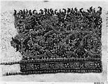 Shawl Sample, Wool; embroidered