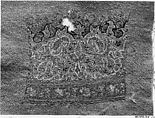 Shawl Sample, Wool; embroidered