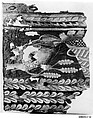 Hanging Fragment with Bird and Basket, Wool, linen; tapestry weave