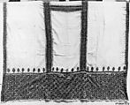 Hanging, Cotton; embroidered