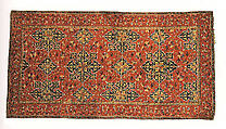 'Star Ushak' Carpet, Wool (warp, weft, and pile); symmetrically knotted pile