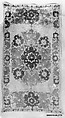 Scarf, Linen, silk; plain weave, embroidered