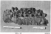 Textile Fragment, Wool, linen; plain weave, embroidered (?)