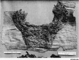 Textile Fragment, Wool, linen; plain weave, tapestry weave