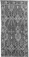 Carpet with Tree and Cartouche Design, Cotton (warp and weft), wool (pile); asymmetrically knotted pile