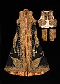 Wedding ensemble, wool, cotton, silk, metal