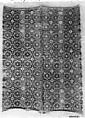 Cover, Cotton, silk; cut velvet