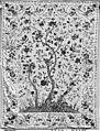 Hanging or Bed Cover, Cotton; pounced and painted