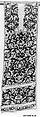 Scarf End (Tenchifa), Linen; embroidere in silk