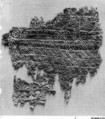 Textile Fragment, Wool, linen; plain weave, embroidered (?)