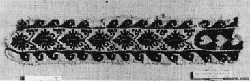 Textile Fragment, Wool, linen; tapestry weave