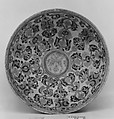 Bowl, Stonepaste; overglaze painted (mina'i)