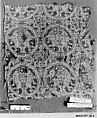 Textile Fragment, Silk, metal wrapped thread; lampas, brocaded