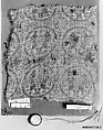Textile Fragment, Silk, metal wrapped thread; lampas, brocaded