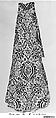 Textile Fragment, Silk; cut and voided velvet with continuous floats of flat metal thread